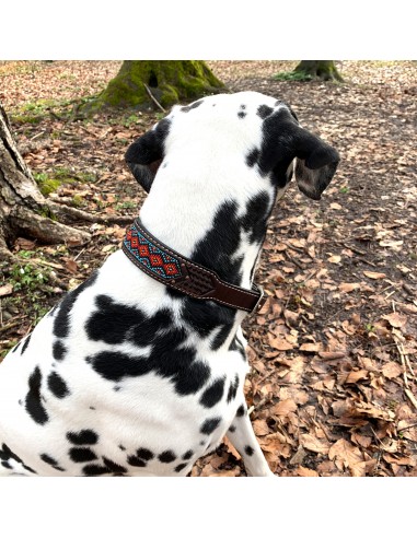 Hunde Halsband Perlen bestickt