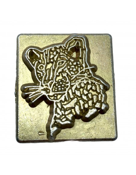 Punzierstempel 3D Leopard