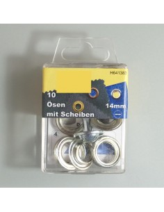 Ösen mit Scheiben 14 mm